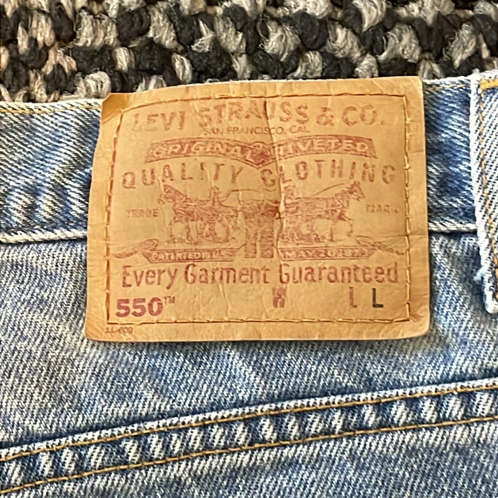 Vintage Levi’s 550 Women’s Sz 27 High Waist Mom Jeans Straight Leg Retro Y2K - Picture 7 of 8